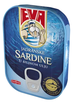 Sardina Jadranska u biljnom ulju 95gr Podravka