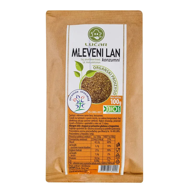 Lan Organski Mleveni Lučar 100 g