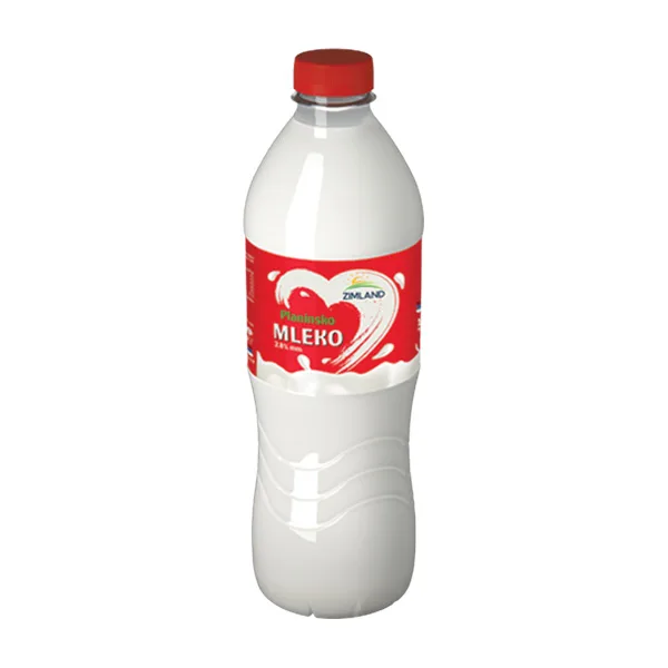 Mleko Sveze Boca 2.8% Zimland 1 l Zim