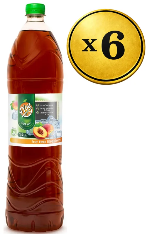 Ledeni Čaj 4 You Breskva 1,5 l