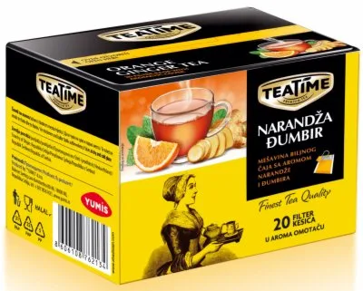 Čaj Narandža Đumbir 40 g Tea Time