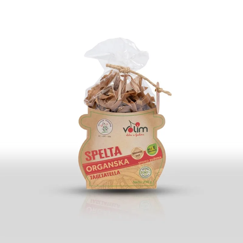Testenina Integralna Tagliatella Spelta Volim 250 g