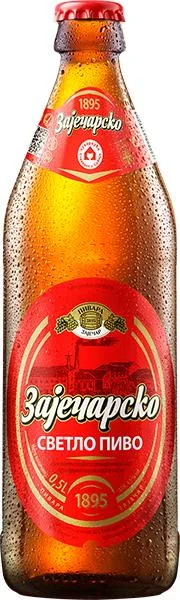 Zajecarsko pivo svetlo staklo 500 ml