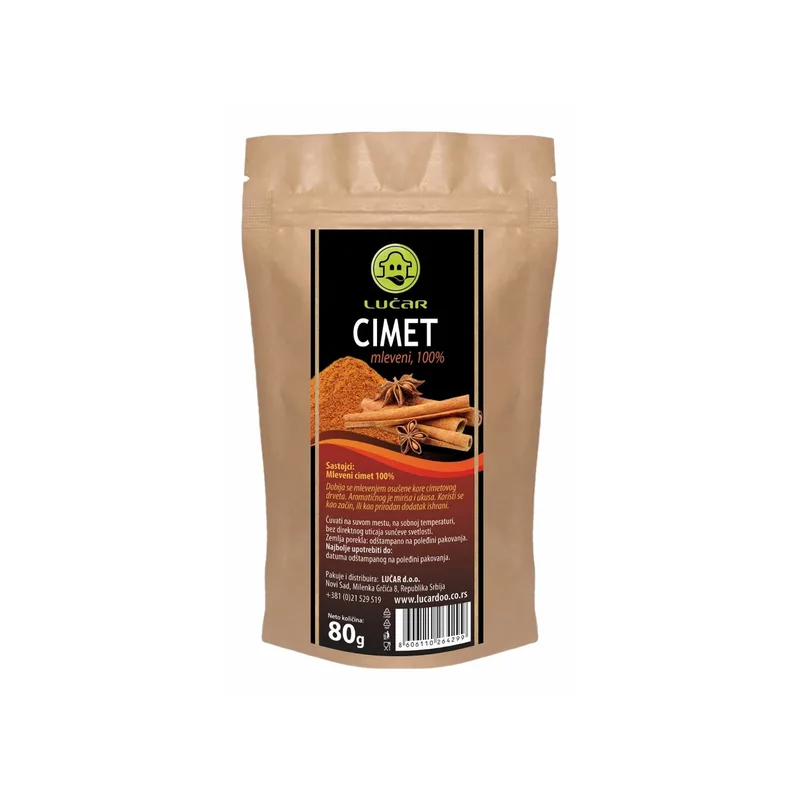 Cimet Mleveni Lučar 80 g