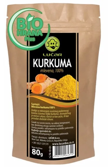 Kurkuma Mlevena 80 g Lučar