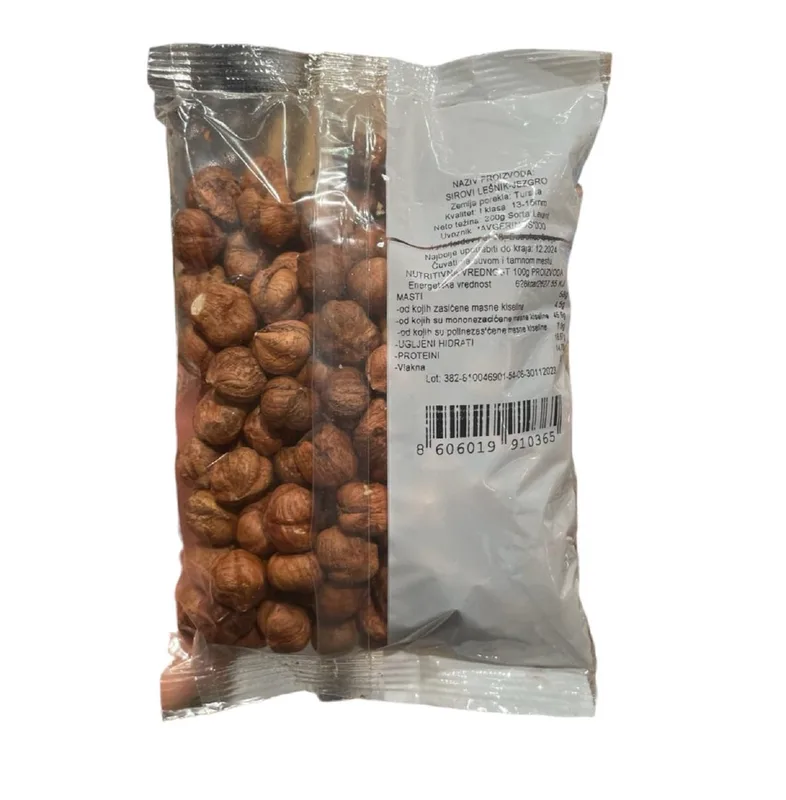 Lešnik Sirovi 300 g