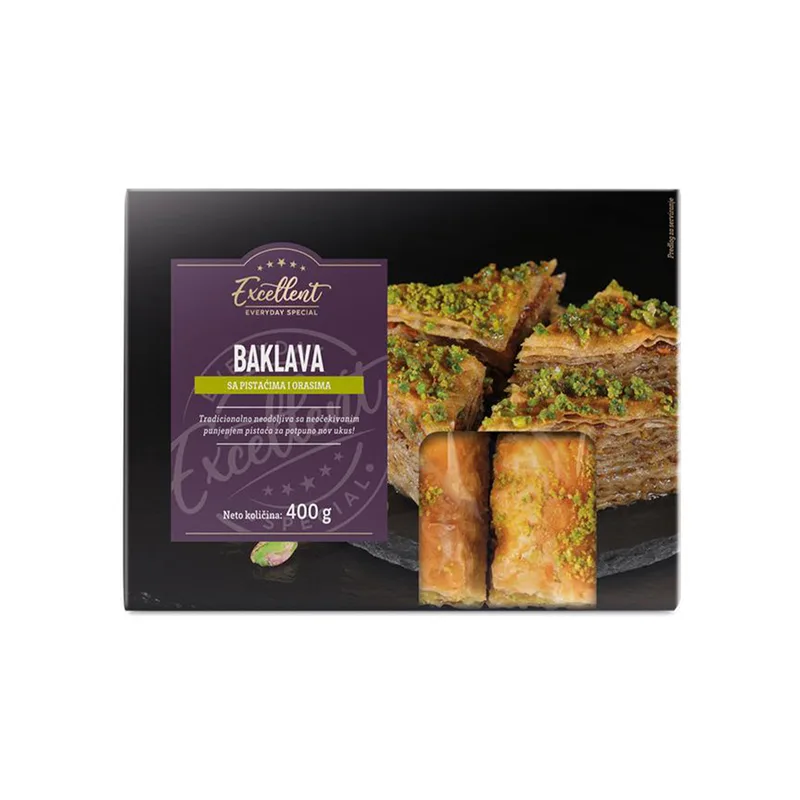 Baklava sa pistacima Excellent 400 g