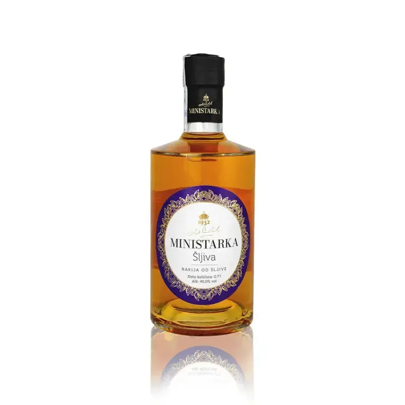 Rakija Šljiva 40% 0,7 l Ministarka