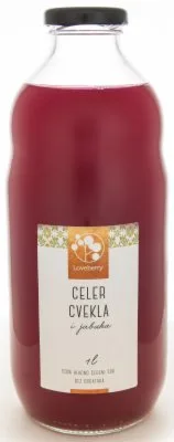 Sok Ceđeni Celer Cvekla Jabuka Loveberry 1 l