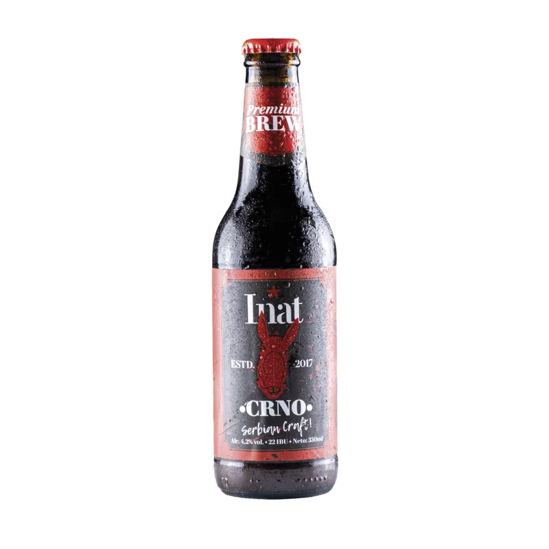 Pivo Inat Crno 4,2% 0,33 l Npb