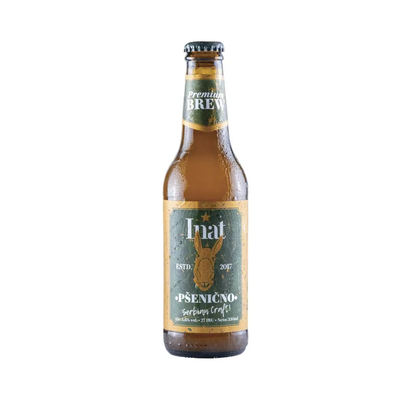 Pivo Inat Pšenično 5,6% 0,33 l Npb