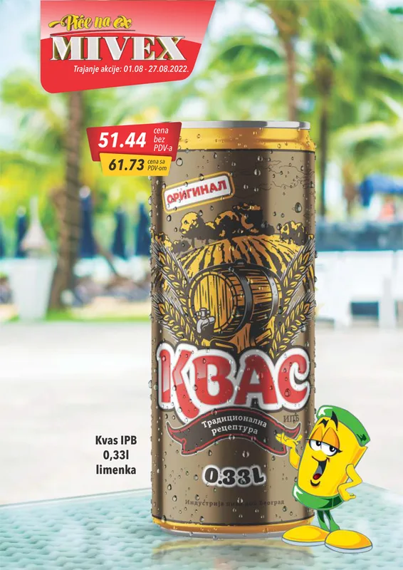 Kvas Ipb 0,33 l