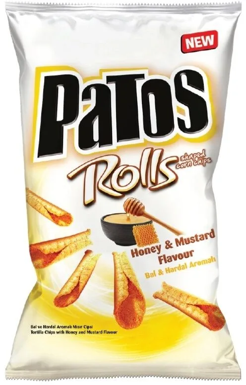 Čips Patos Rolls Honey Mustard 90 g