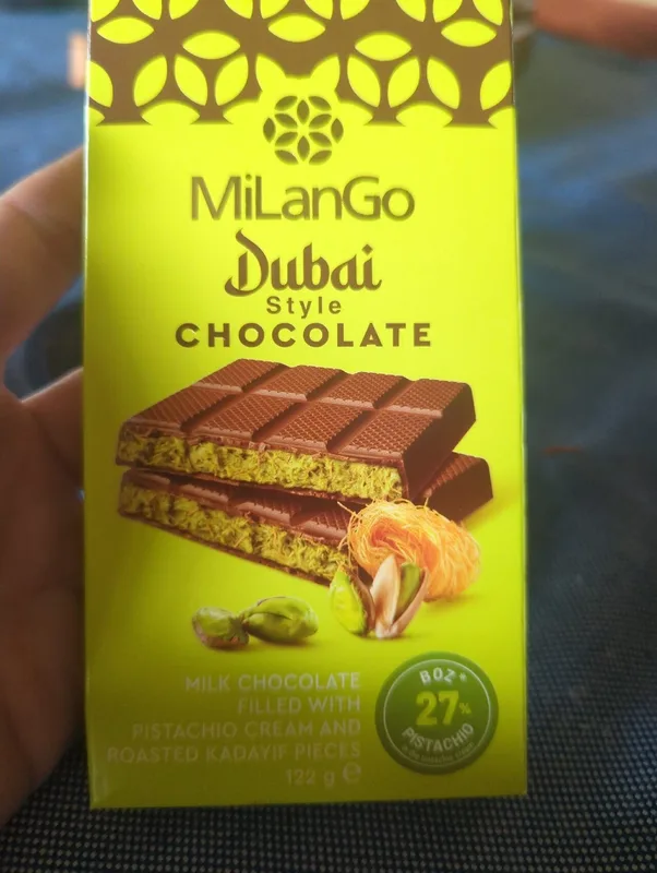 Čokolada Dubai Mlečna Punjena 122 g