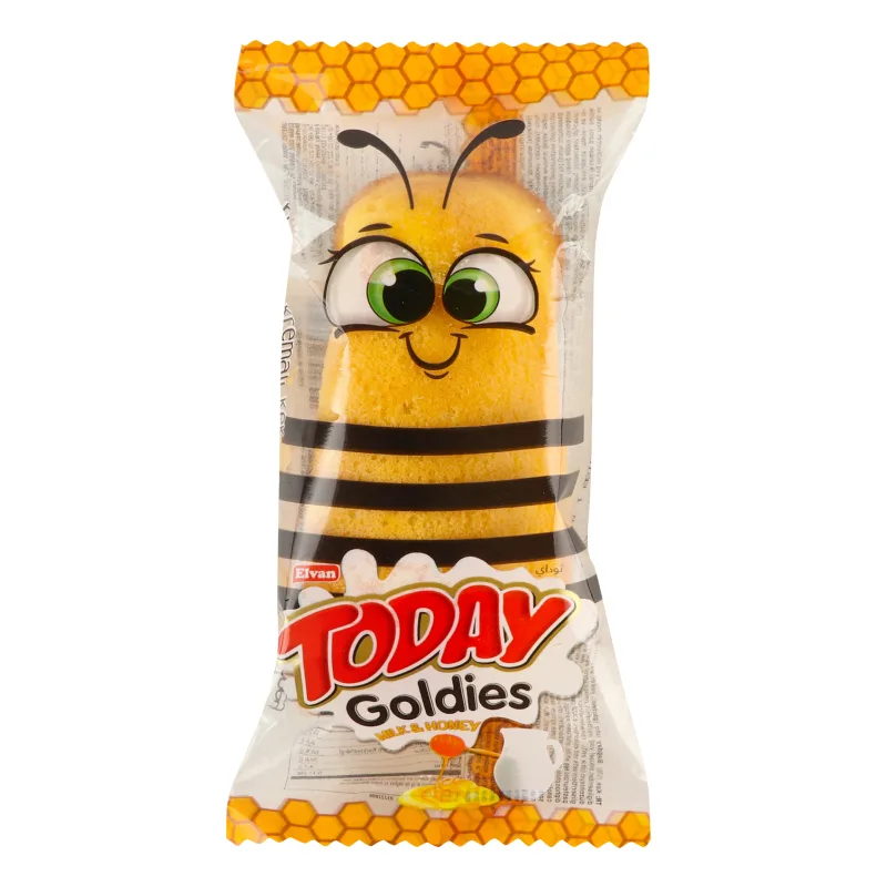 Biskvit Today Goldies punjen mlecnim kremom i medom 45 g Elvan 24