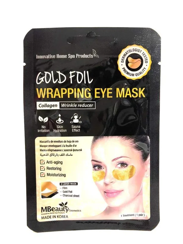 Maska Folija Oko Očiju Gold Mbeauty