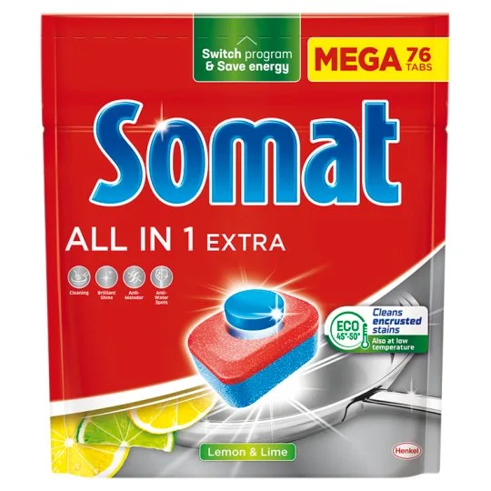 Deterdzent Somat All In Extra 76 Tabs Automatsko
