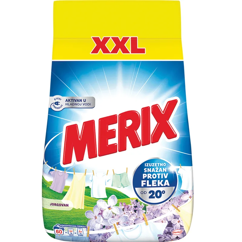 Deterdžent Za Veš Jorgovan 60pr Merix 4,5 kg