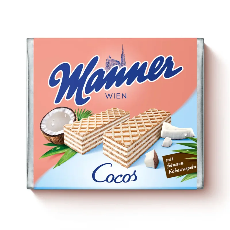 Napolitanke Kokos 75 g Manner