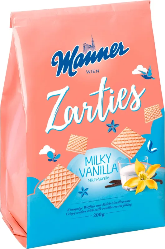 Napolitanke Zartis Vanila Manner 200 g
