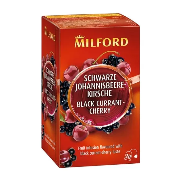 Čaj Milford Crna Ribizla I Trešnja 20x2,50 g