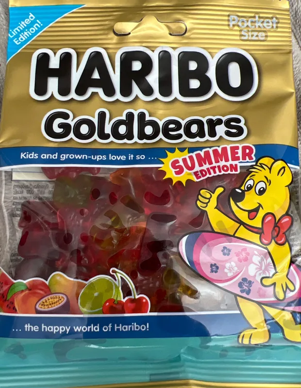 Bombone Haribo 100 g Goldbears Summer Edition