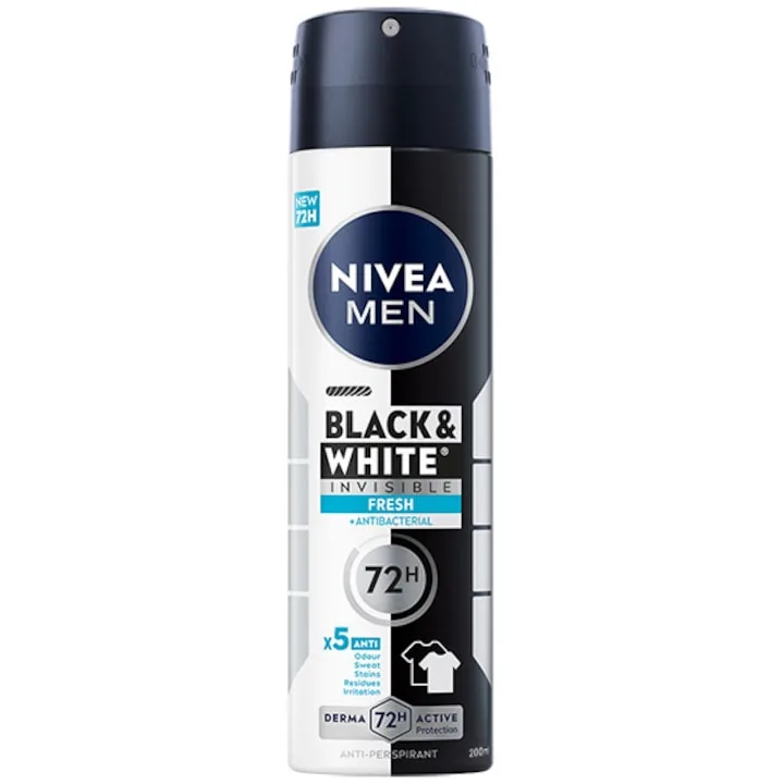 Deo Sprej Men Black&white Fresh Nivea 200 ml