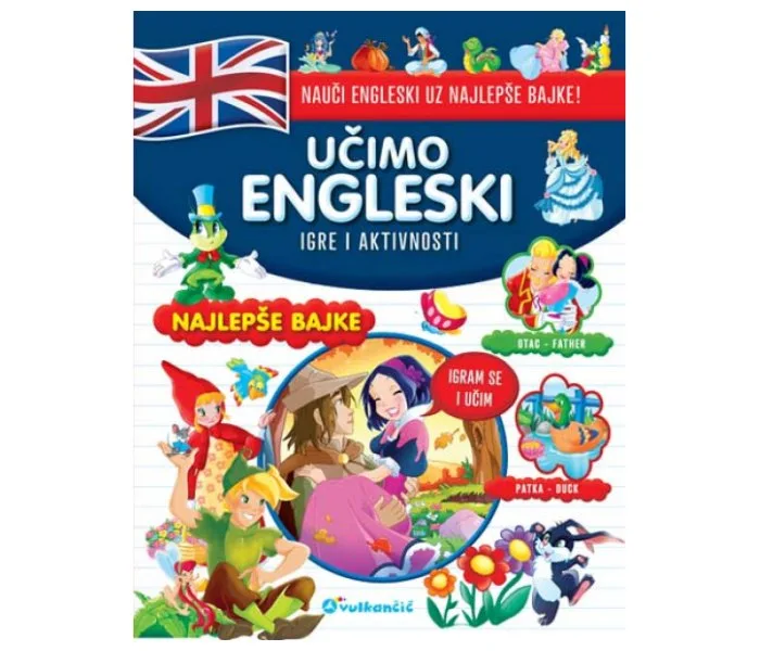 knjiga ucmo engleski najlepse bajke vulkan